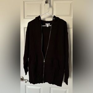Nine West Hooded full zip Cardigan
